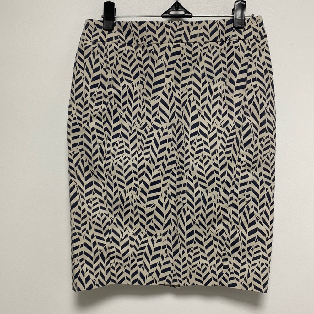 LOFT patterned pencil skirt, Sz 00P